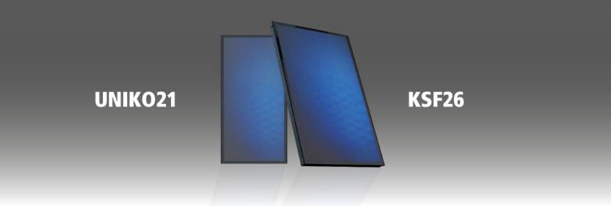 UNIKO21 / KSF26 NUOVI COLLETTORI SOLARI PIANI