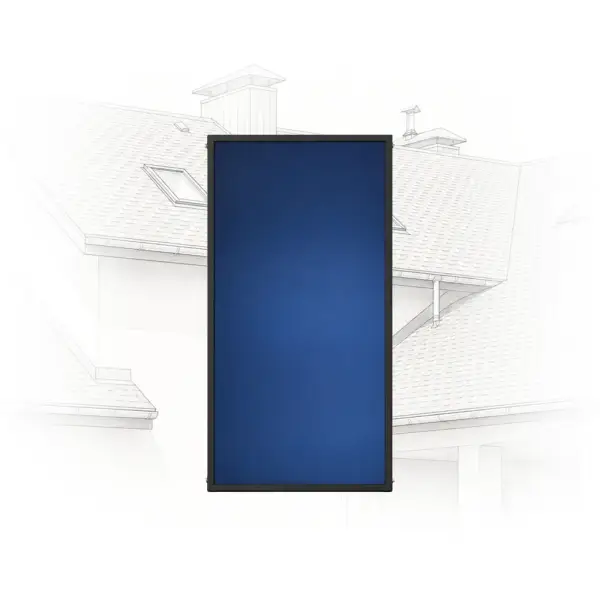 Uniko P21: collettore solare piano compatto
